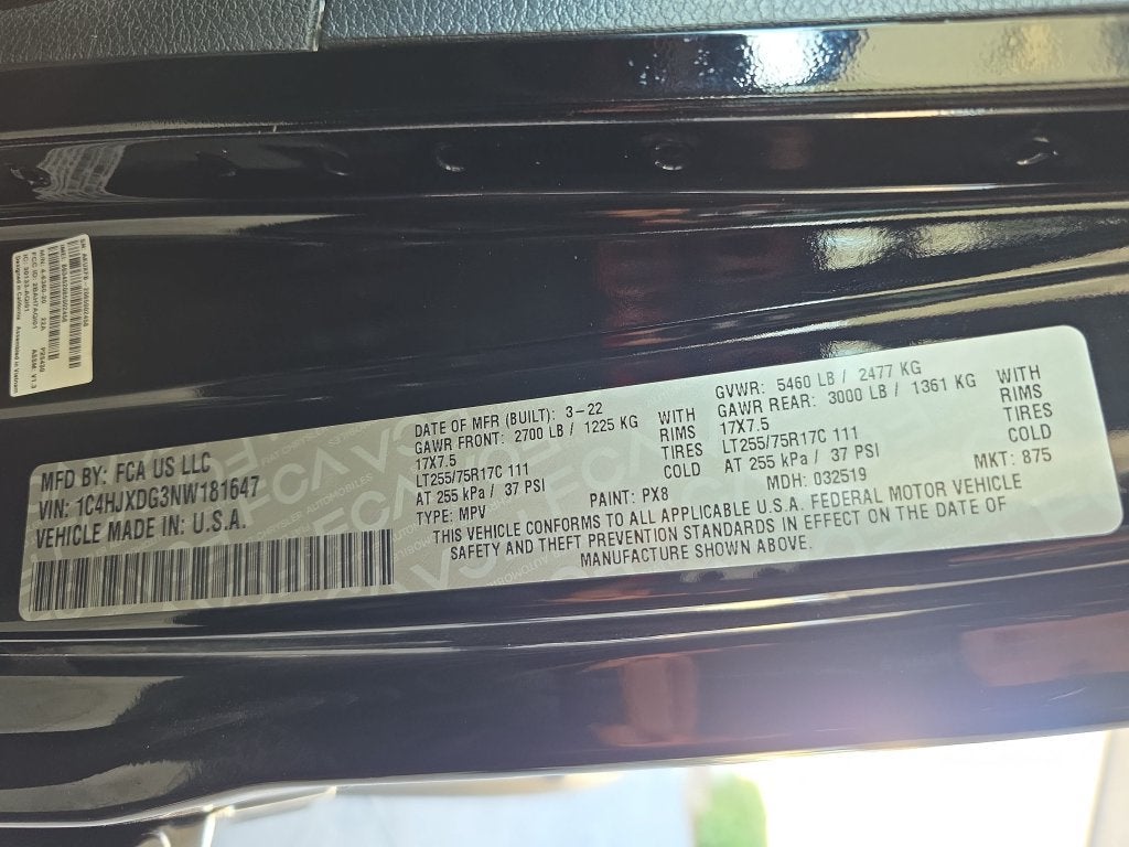 2022 Jeep Wrangler Unlimited Willys Sport