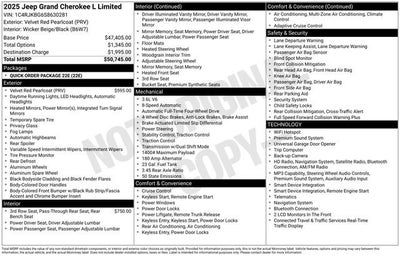 2025 Jeep Grand Cherokee L Limited