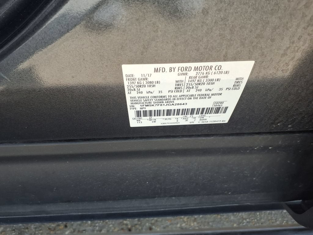 2018 Ford Explorer Limited