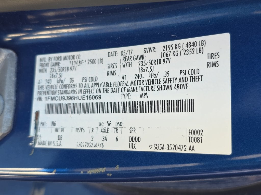 2017 Ford Escape Titanium