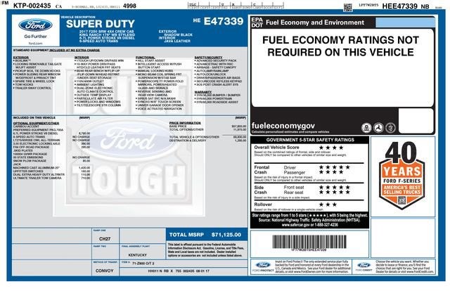 2017 Ford Super Duty F-250 SRW Lariat