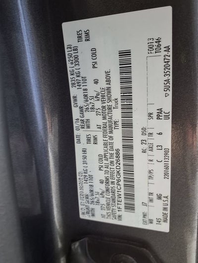 2016 Ford F-150 XL