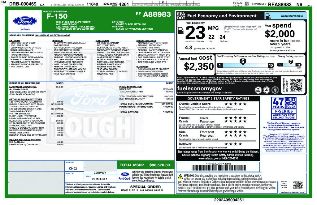 2024 Ford F-150 Platinum