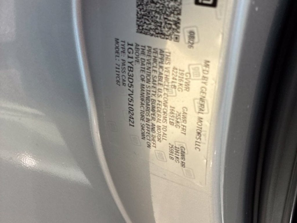 2027 Chevrolet Corvette Stingray 2LT
