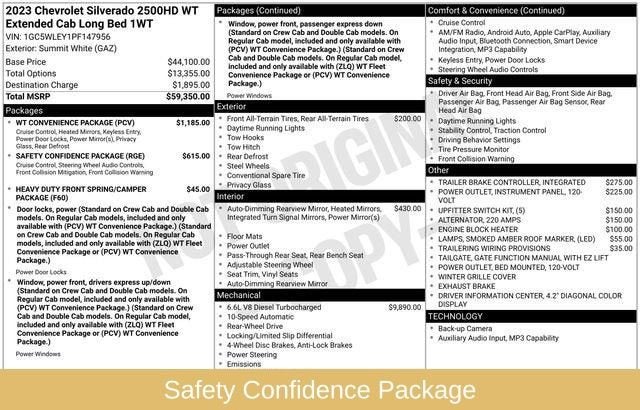 2023 Chevrolet Silverado 2500 HD WT