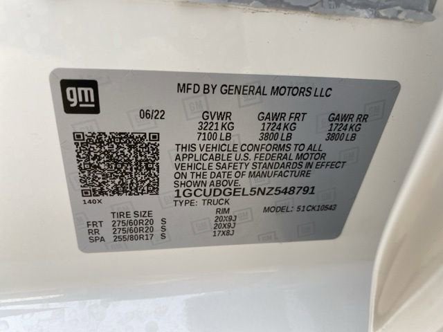 2022 Chevrolet Silverado 1500 LTZ