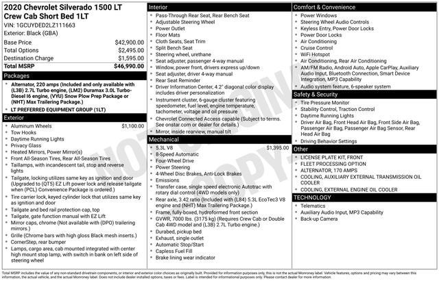 2020 Chevrolet Silverado 1500 LT