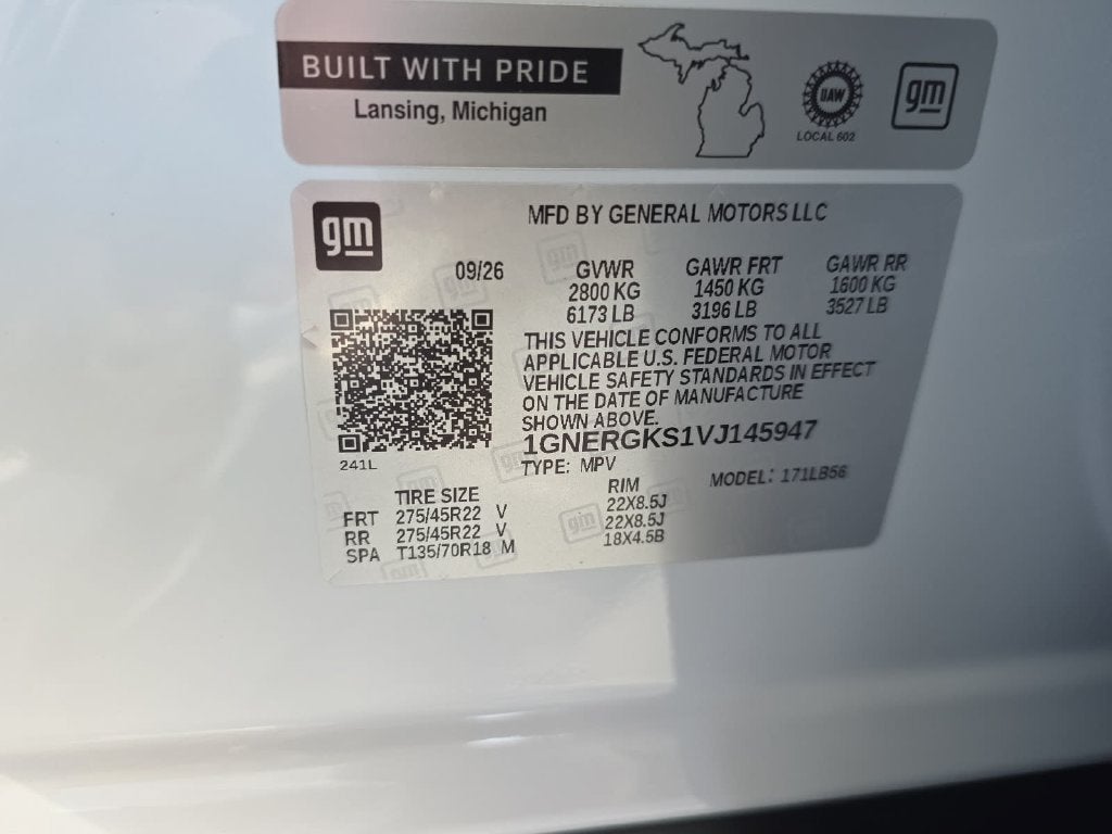 2027 Chevrolet Traverse LT