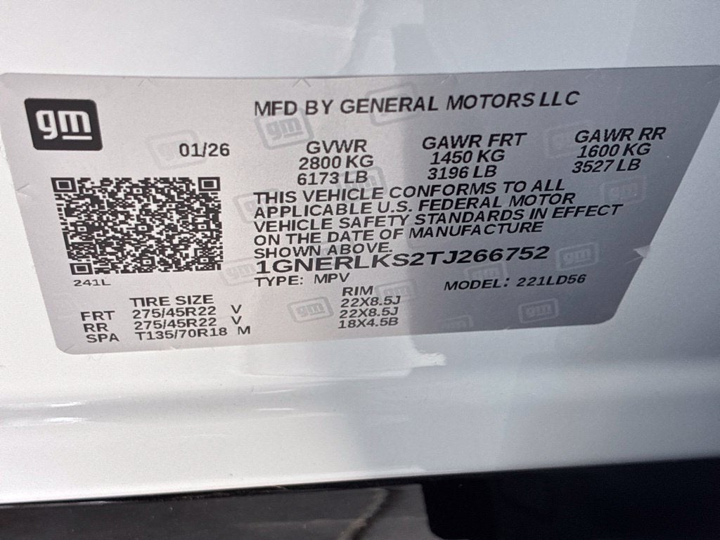 2026 Chevrolet Traverse RS