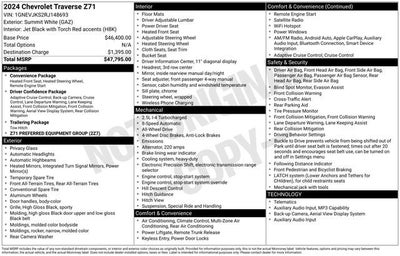 2024 Chevrolet Traverse Z71