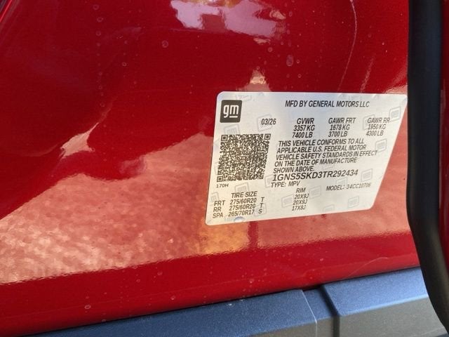 2026 Chevrolet Tahoe Premier