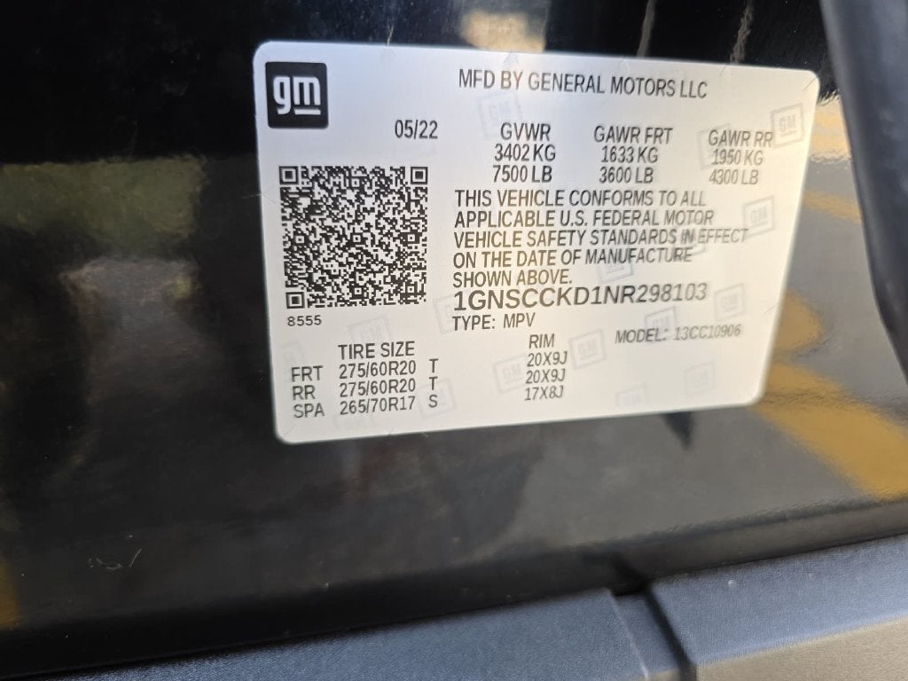 2022 Chevrolet Suburban LT