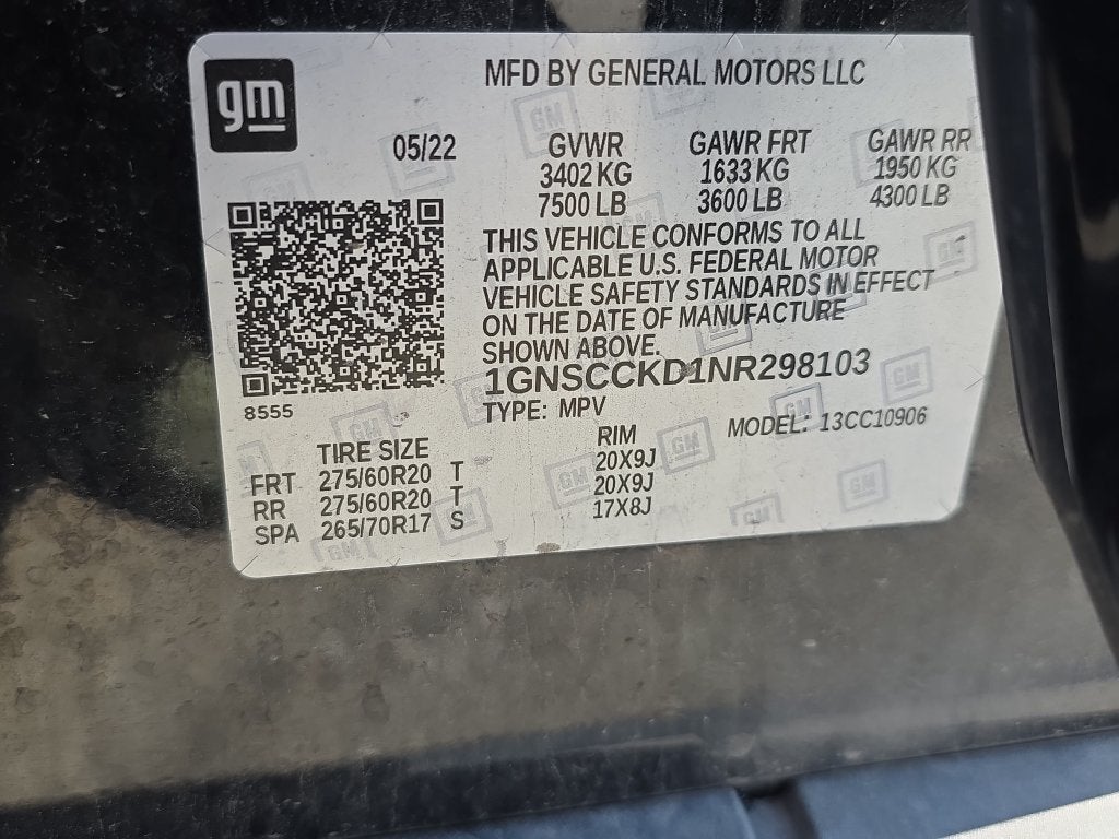 2022 Chevrolet Suburban LT