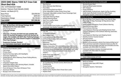 2025 GMC Sierra 1500 SLT