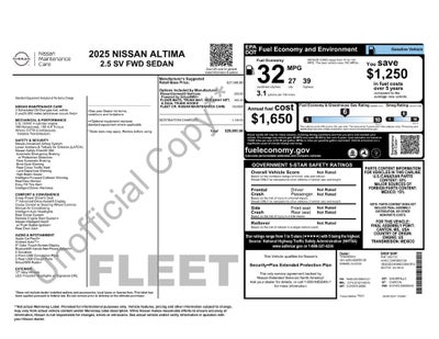2025 Nissan Altima SV