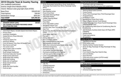 2010 Chrysler Town & Country Touring