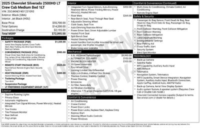 2025 Chevrolet Silverado 2500 HD LT