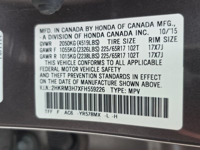 2015 Honda CR-V EX-L