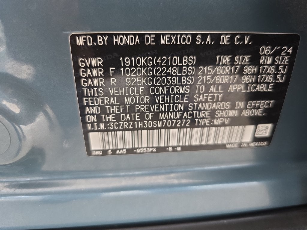 2025 Honda HR-V LX