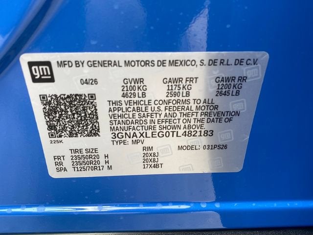 2026 Chevrolet Equinox RS