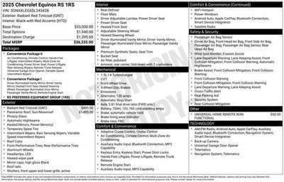 2025 Chevrolet Equinox RS