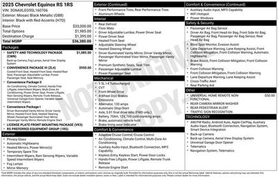 2025 Chevrolet Equinox RS