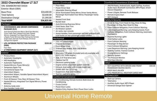 2022 Chevrolet Blazer 2LT