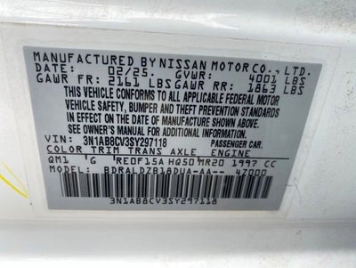 2025 Nissan Sentra SV