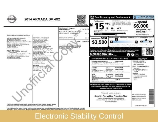 2014 Nissan Armada SV