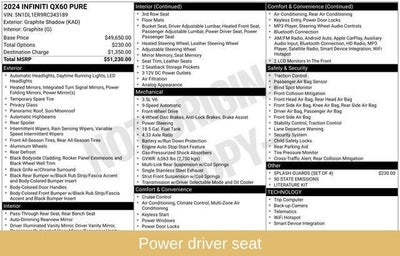 2024 INFINITI QX60 PURE