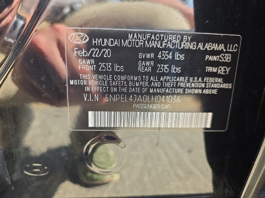 2020 Hyundai Sonata SEL