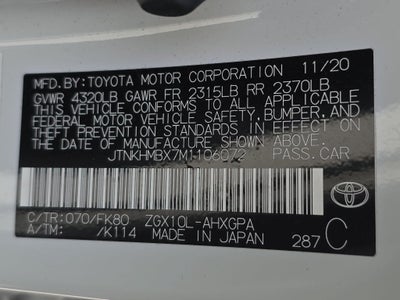 2021 Toyota C-HR LE