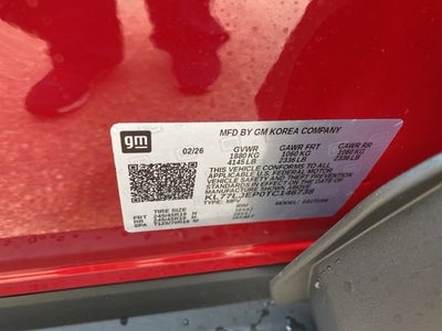 2026 Chevrolet Trax 2RS