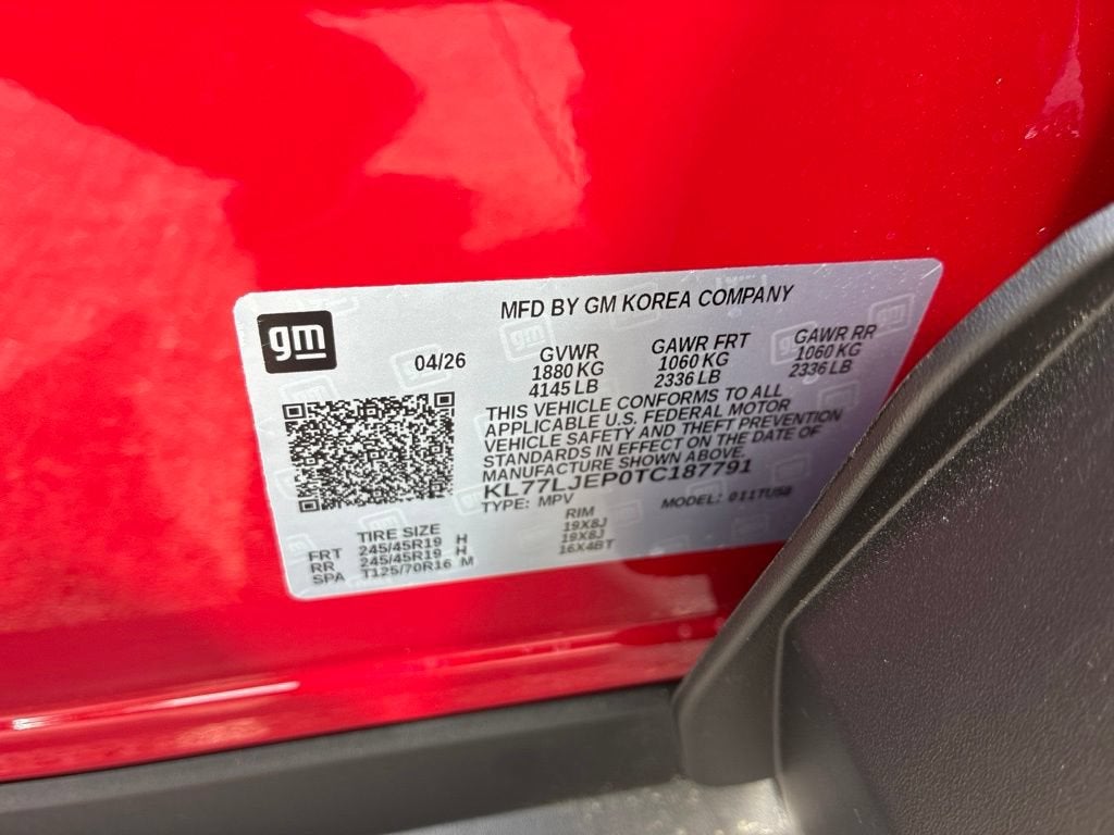 2026 Chevrolet Trax 2RS