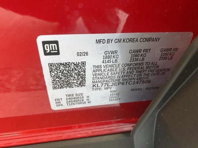 2026 Chevrolet Trax 2RS