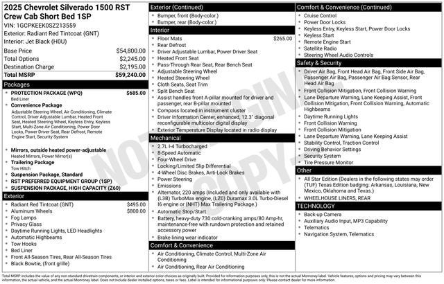 2025 Chevrolet Silverado 1500 RST