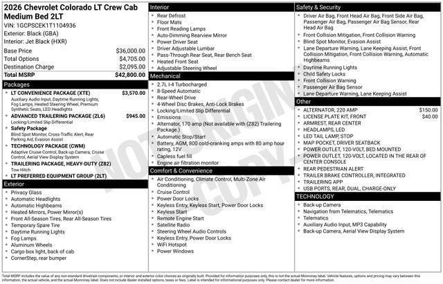 2026 Chevrolet Colorado LT