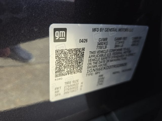 2026 Chevrolet Suburban RST