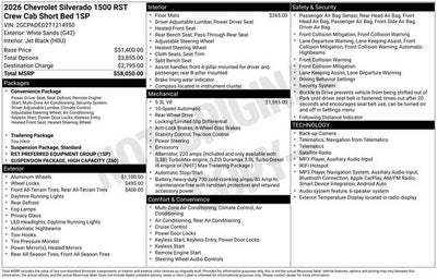2026 Chevrolet Silverado 1500 RST