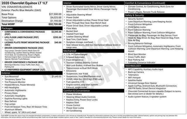 2020 Chevrolet Equinox LT