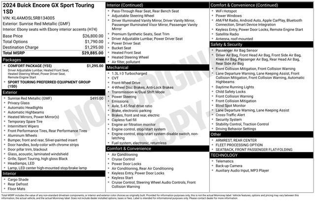 2024 Buick Encore GX Sport Touring