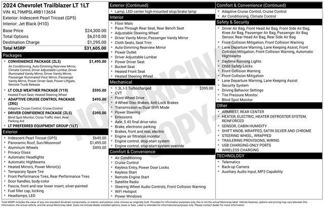 2024 Chevrolet Trailblazer LT