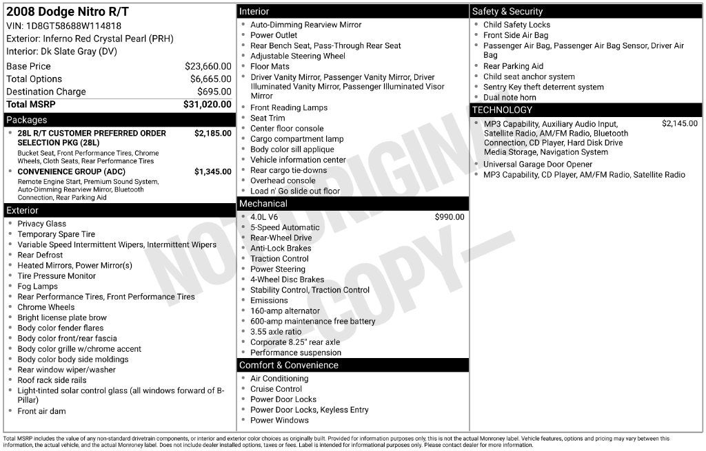 2008 Dodge Nitro SLT