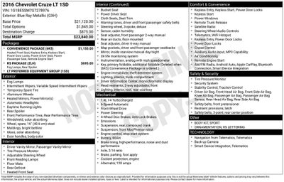 2016 Chevrolet Cruze LT