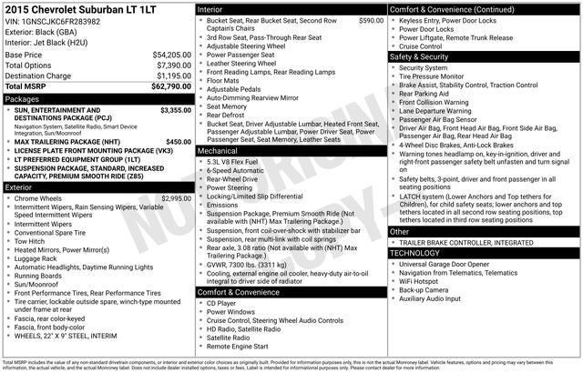 2015 Chevrolet Suburban LT