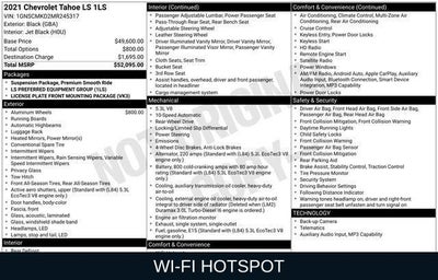 2021 Chevrolet Tahoe LS