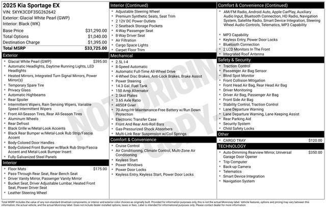 2025 Kia Sportage EX