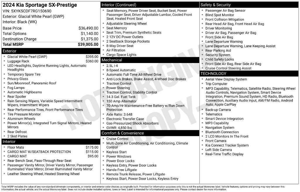 2024 Kia Sportage SX-Prestige