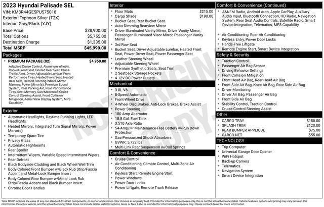 2023 Hyundai Palisade SEL