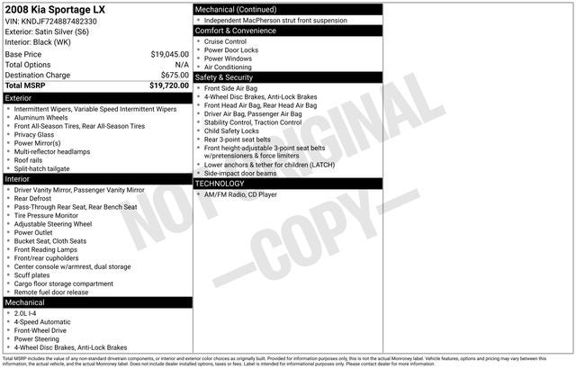 2008 Kia Sportage LX